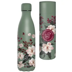 Ars Una: Flowery Pink двуслоен метален термос в подаръчна кутия 500ml
