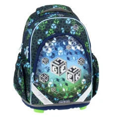 Ars Una: Geek анатомичен 33x42x21cm ученически ранец