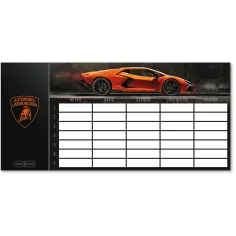Ars Una: Lamborghini Aventador едностранен, двустранен учебен график