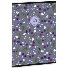 Ars Una: Lovely Bloom Bluebells допълнителен капак квадратен тетрадка A/5
