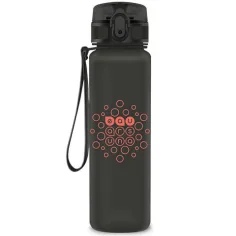 Ars Una: Матово тъмносиво BPA-free шише 600ml