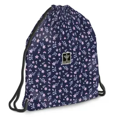 Ars Una: Navy Bloom тийнейджърска спортна чанта, спортна чанта 37,5x46cm