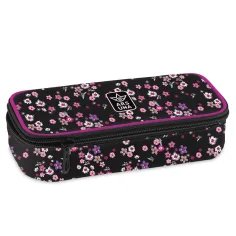 Ars Una: Pearl Blossom Black цветен тийнейджърски несесер 22,5x6x11,5cm