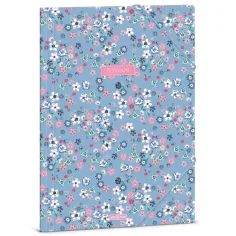 Ars Una: Pearl Blossom Blue цветен гумен папка A/4
