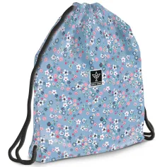Ars Una: Pearl Blossom Blue цветен тийнейджърски спортен сак, спортен сак 37,5x46см