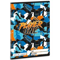 Ars Una: Player One тетрадка с линии за 3-ти клас A/5