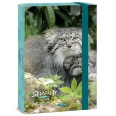 Ars Una: Serenity Manul A4 кутия за тетрадки с дебелина на корицата 4 см