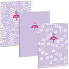 Ars Una: Soft Touch Purple Spring допълнителен тетрадка с капси A/4