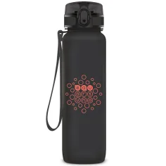 Ars Una: Тъмен сив BPA-безопасен мотивационен бутилка 1000ml