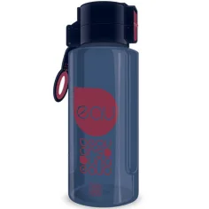 Ars Una: Тъмен сив BPA свободен бутилка 650ml