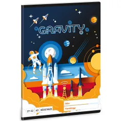 Ars Una: Тетрадка с квадратна мрежа A/5 за космонавти Gravity