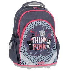 Ars Una: Think-Pink анатомична училищна раница, раница 33x42x21cm