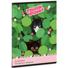 Ars Una: Think Pink котешки тетрадка 38 страници A/5