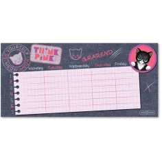 Ars Una: Think Pink сладък котешки едностранен, двустранен график