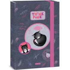 Ars Una: Think Pink сладък котешки тетрадник A/4