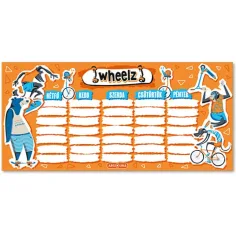 Ars Una: Wheelz едностранен, двустранен учебен график