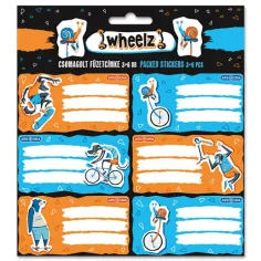 Ars Una: Wheelz опакован етикет за тетрадка 3x6бр.