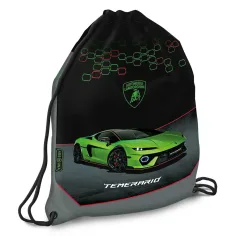 Ars Una: Зелена раница с Lamborghini, спортна чанта 32x42см