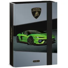 Ars Una: Зелено Lamborghini гумено тетрадно кутия A/5