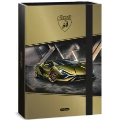 Ars Una: Жълт Lamborghini тетрадка кутия A/4