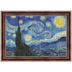 ArtFrame: Ван Гог - Звездна нощ 500 части пъзел с рамка - Trefl