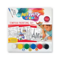 ARTivity Темпера бояджийски комплект 6x10ml с темпера - Европа - Carioca
