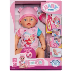Baby Born: Ема интерактивна кукла комплект с аксесоари 43 см - Zapf Creation изображение 3