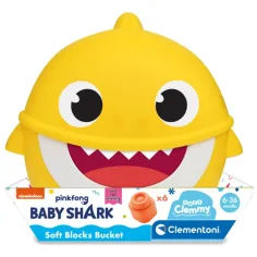 Baby Shark строителни блокчета в кутия - Clementoni
