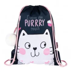 Bambino Kitty чанта за спорт с котенце, спортна чанта 43x34см