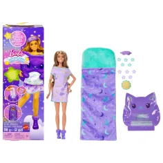 Барби Пижамено парти Разкритие - Лилав - Mattel