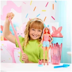Барби: Слайм Разкритие Животинско Парти - Котешки комплект за игра – Mattel изображение 2