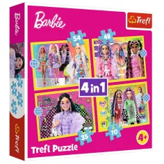 Barbie 4 в 1 пъзел - Trefl