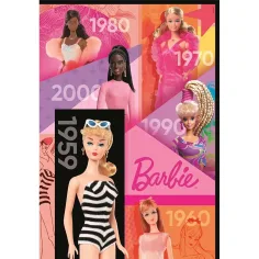 Barbie 65 години 1000 части Компактна пъзел 50x70см - Clementoni изображение 2