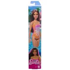 Barbie Beach кукла в цветен, цветен десен бански - Mattel