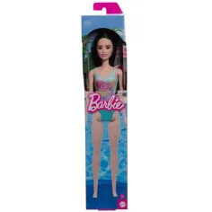 Barbie Beach кукла в синьо с шарки бански - Mattel
