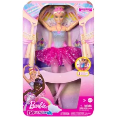 Barbie®: Блестяща дъговая балерина с руса коса и светлина - Mattel
