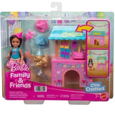 Barbie: Челси рожден ден парти с кукла и малко кученце – Mattel