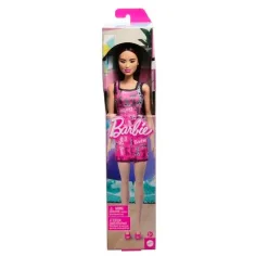 Barbie Chic кукла с кафяви коси в розова рокля - Mattel