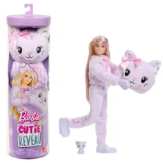 Barbie: Cutie Reveal изненадваща кукла - Котка - Mattel