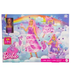 Barbie Dreamtopia Адвентен календар с 24 изненади - Mattel