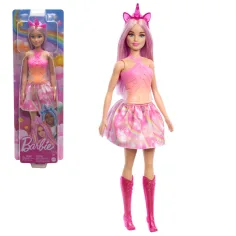 Barbie Dreamtopia: Еднорог бебе в розова рокля - Mattel