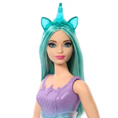Barbie Dreamtopia: Еднорогче в синьо-лилава рокля - Mattel изображение 3