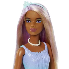 Barbie Dreamtopia: Принцеса кукла в синьо-лилаво с пеперуди - Mattel изображение 3