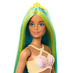 Barbie Dreamtopia: Русалка кукла с синя коса и перка - Mattel изображение 3