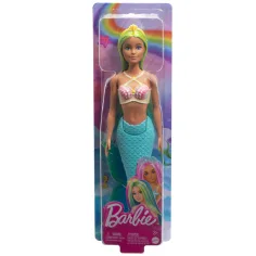 Barbie Dreamtopia: Русалка кукла с синя коса и перка - Mattel изображение 5
