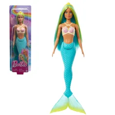 Barbie Dreamtopia: Русалка кукла с синя коса и перка - Mattel изображение 1