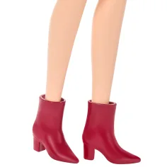 Barbie: Fashionista Приятелки с кафяви коси стилна модна кукла в леопардов модел – Mattel изображение 4
