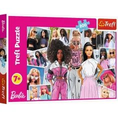 Barbie: Филмът - Barbie в света на Mattel 200 части пъзел - Trefl