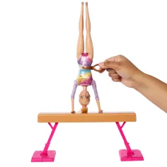 Barbie: Играчка комплект с гимнастичка кукла и аксесоари - Mattel изображение 5