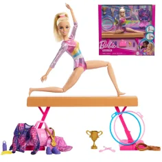 Barbie: Играчка комплект с гимнастичка кукла и аксесоари - Mattel